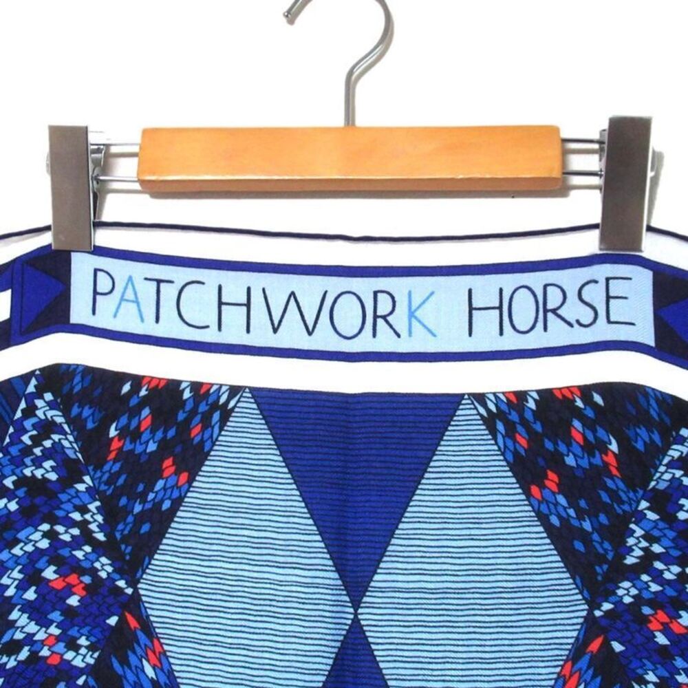 Hermes Carre Geant Carre 140 Patchwork Horse Patc… - image 2